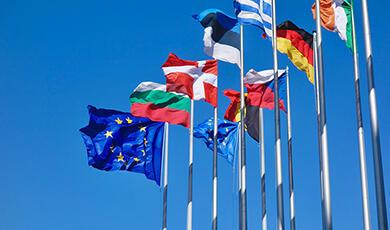 European flags