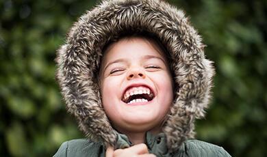 Child laughing