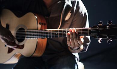 Man playing guitar