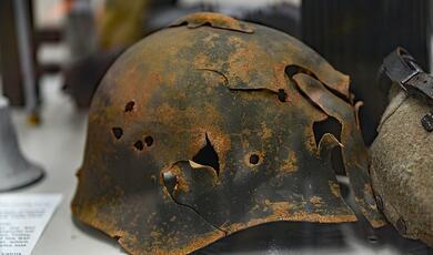 Russian helmet from Stalingrad
