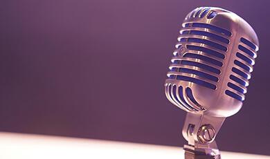 Old fashioned radio mic