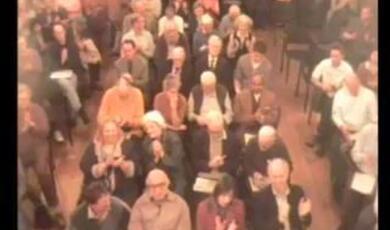 Still of the Gresham audience