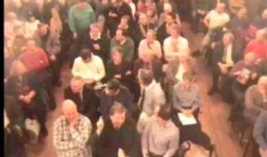 still of Gresham audience