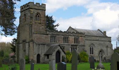 photograph or an English church