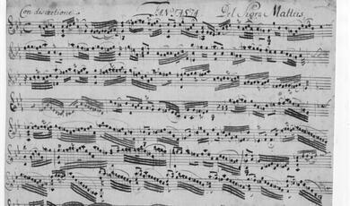 close up of sheet music