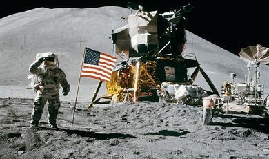 a photograth of the Apollo 15 space mission