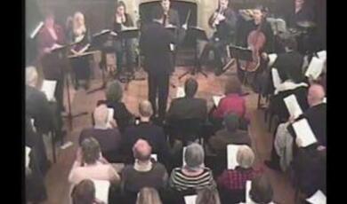 Musicians playing at lecture