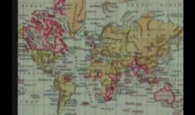 slide showing map