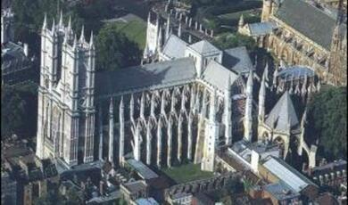 Westminster Abbey overhead